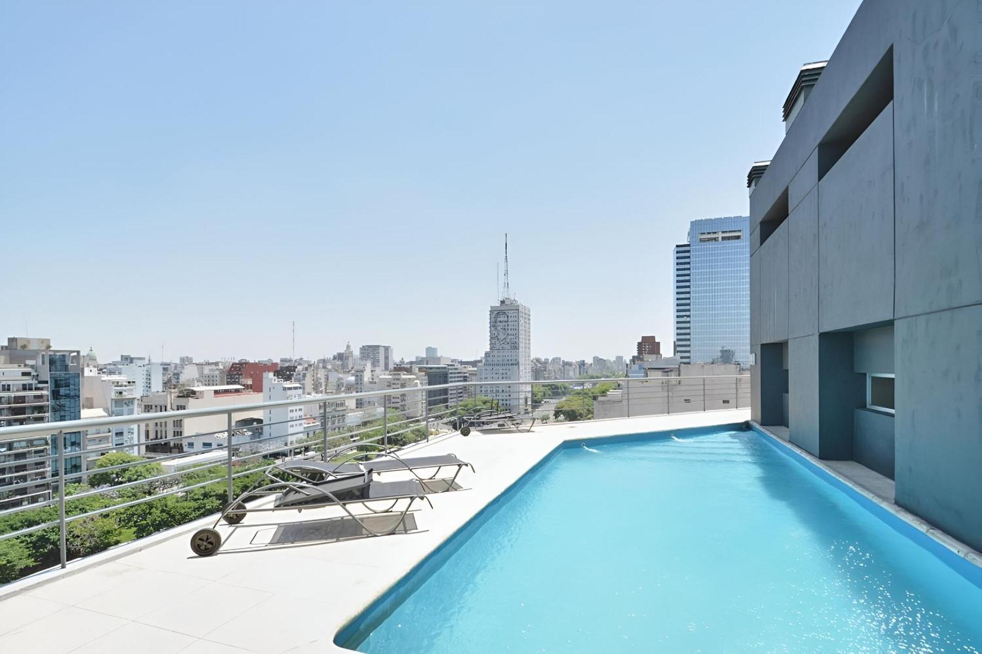 Apart 1013 Con Piscina Gimnasio Laundry Y Seguridad 24 Hs Buenos Aires Exterior foto